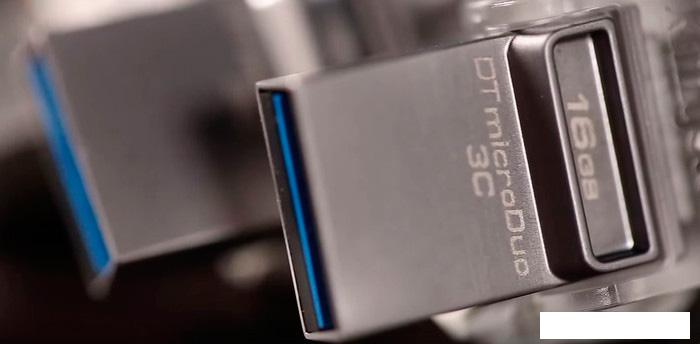 USB Flash Kingston DataTraveler microDuo 3C 64GB (DTDUO3C/64GB)