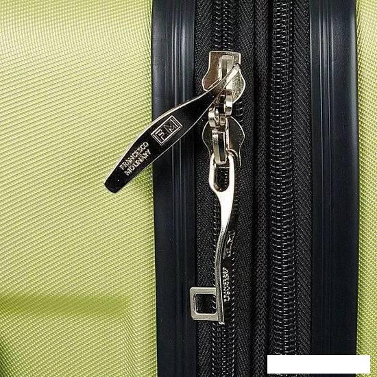 Чемодан-спиннер Francesco Molinary 336-161426/3-20 (салатовый)