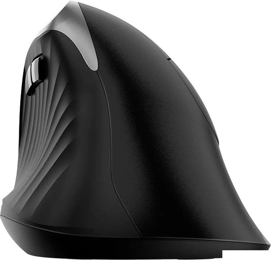 Вертикальная мышь Genius Ergo 8250S (черный/серебристый)