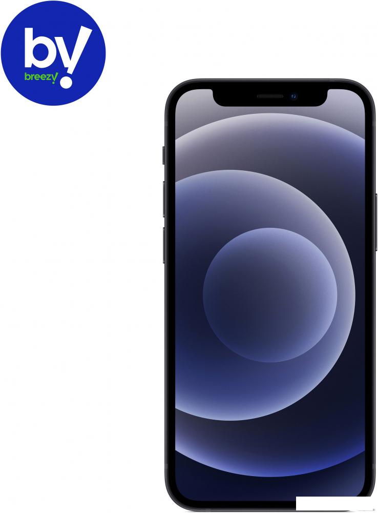 Телефон Apple iPhone 12 mini 128GB Восстановленный by Breezy, грейд B (черный)