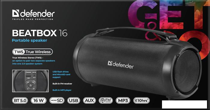 Беспроводная колонка Defender Beatbox 16