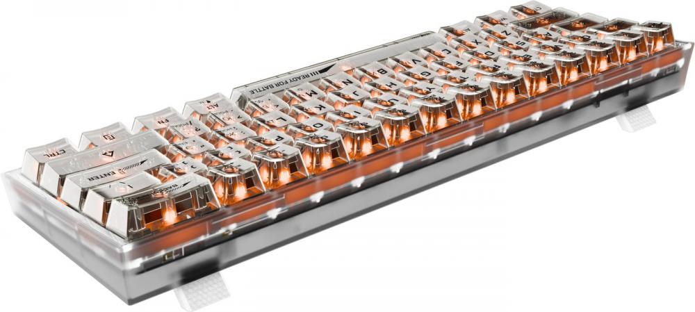 Клавиатура Redragon Fizz (прозрачный/белый)