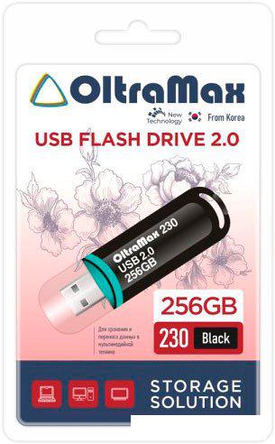 USB Flash OltraMax 230 256GB (черный)