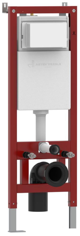 Инсталляции для унитазов, раковин, биде и писсуаров Asten Readle Zentralmodul AR0501-0601CH c кнопкой (хром)