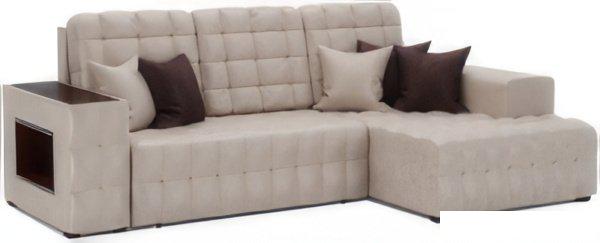 Диваны Мебель-АРС Мадрид правый (бархат бежевый Star Velvet 6 Beige)
