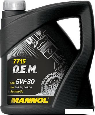 Моторное масло Mannol 7715 O.E.M. 5W-30 API SN/CF 5л [MN7715-5]