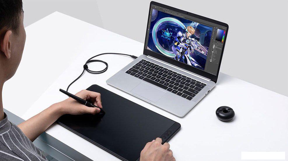 Графический монитор Huion Kamvas 13 (космический черный)