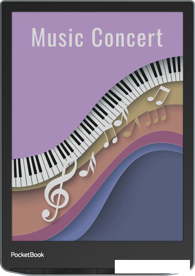 Электронная книга PocketBook 743K3 InkPad Color 3 (черный/серебристый)