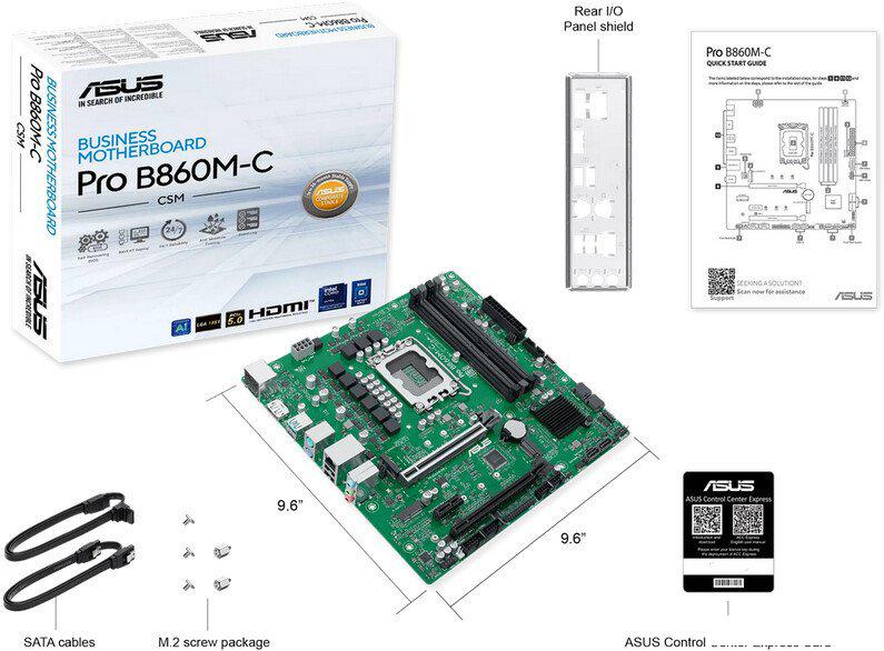 Материнская плата ASUS Pro B860M-C-CSM