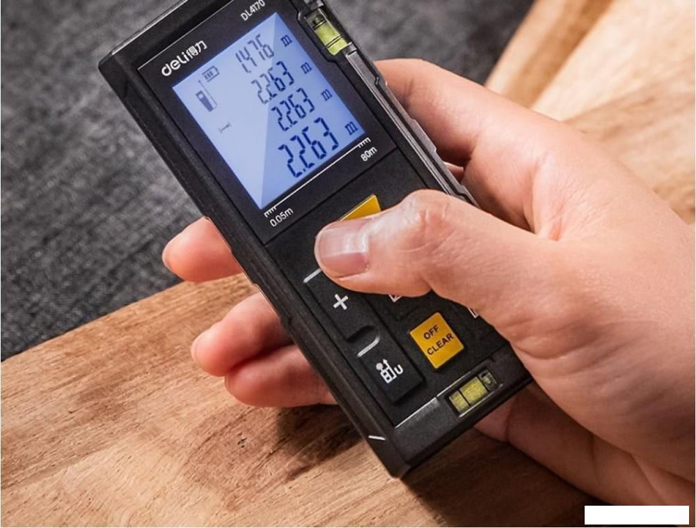 Лазерный дальномер Deli DL4170