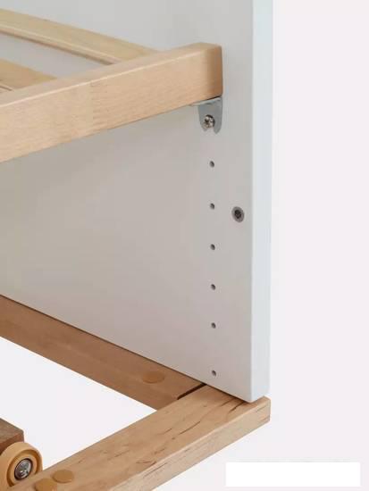 Классическая детская кроватка Rant Bamboo 768 (cloud white)