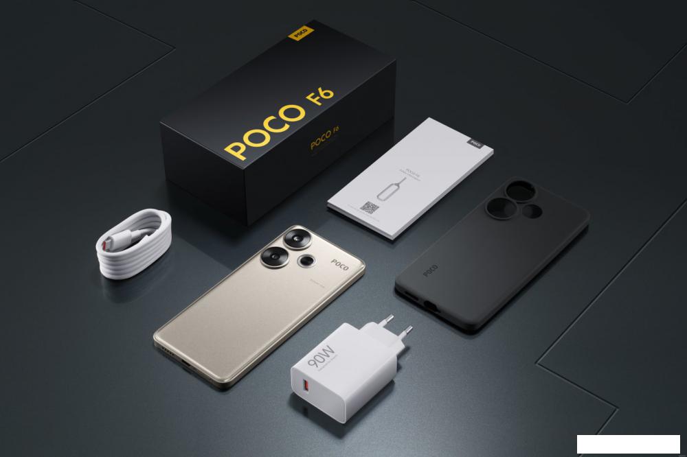 Смартфон POCO F6 12GB/512GB с NFC международная версия (зеленый)