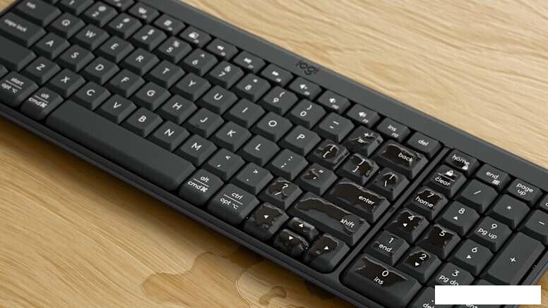 Клавиатура Logitech K251 Compact Bluetooth Wireless Keyboard 920-013363 (графитовый, с гравировкой)