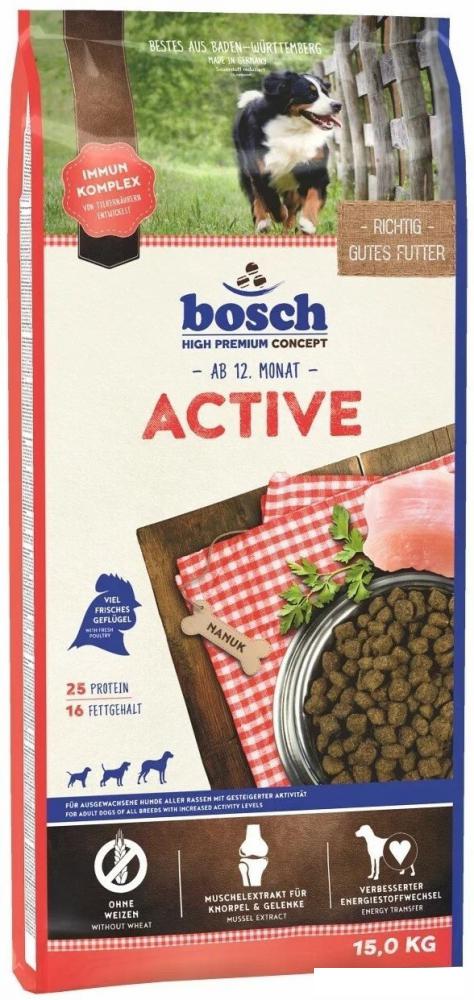Сухой корм для собак Bosch Active (для собак с повышенным уровнем активности) 15 кг