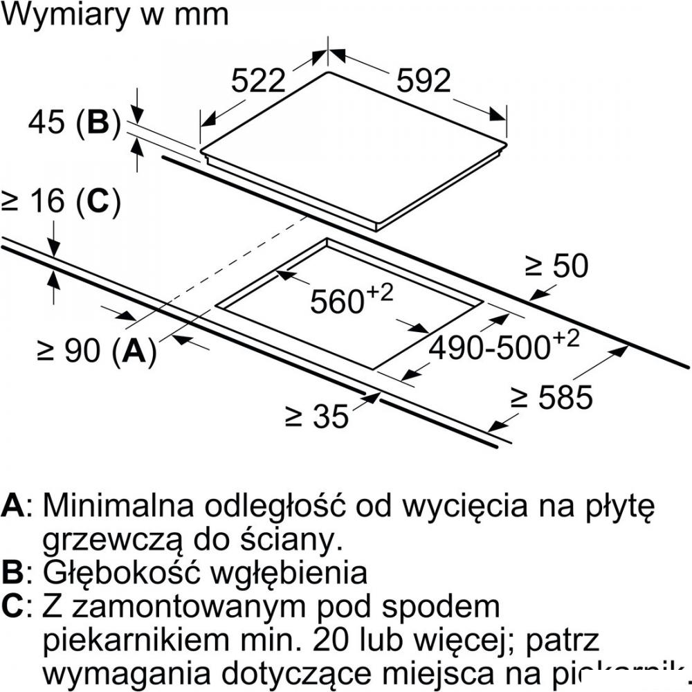 Варочная панель Bosch Serie 6 PKE611FP2E