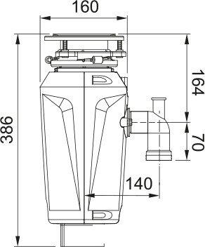 Измельчители пищевых отходов Franke Slim 75 134.0715.096