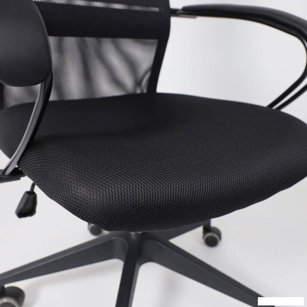 Офисное кресло AksHome First PL (ткань/сетка, черный)