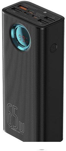 Внешний аккумулятор Baseus Amblight Digital Display Fast Charge Power Bank 65W 26800mAh (черный)