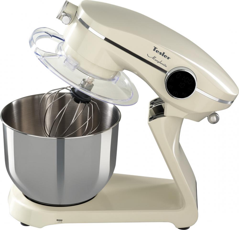 Кухонные комбайны, машины и планетарные миксеры Tesler KM-1860 (бежевый)
