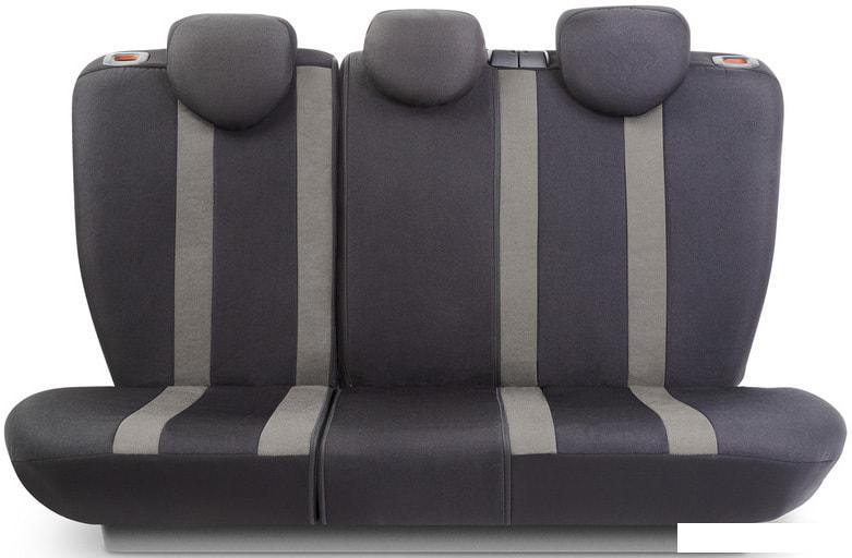 Комплект чехлов для сидений Autoprofi Cushion Comfort CUS-1505 (черный/серый)