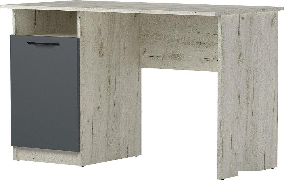 Письменные и компьютерные столы Памир ПКС-12 (крафт белый/антрацит)