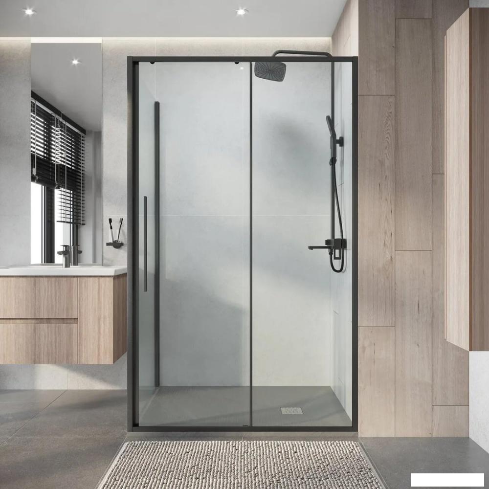 Душевой уголок Niagara Nova NG-34-12AGR-A80GR-34 120х80х195 (графит/прозрачное стекло)