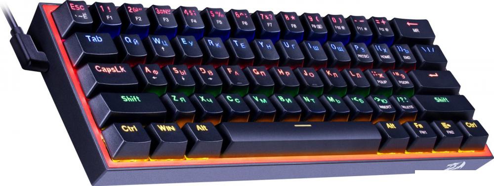 Клавиатура Redragon Fizz (Redragon Melt-Gold, черный/красный)