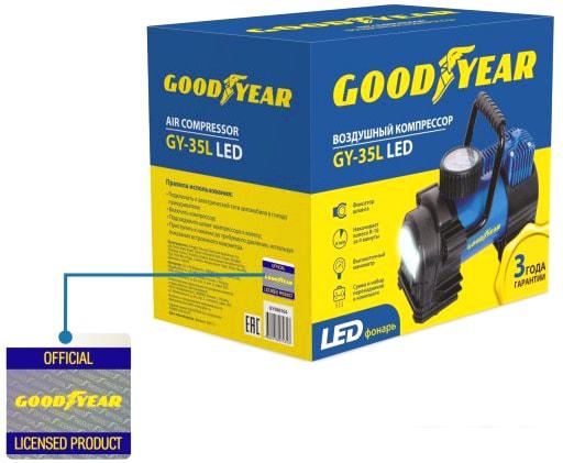 Автомобильный компрессор Goodyear GY-35L LED GY000104