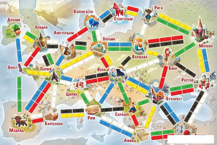 Настольные игры Мир Хобби Ticket to Ride Junior. Европа
