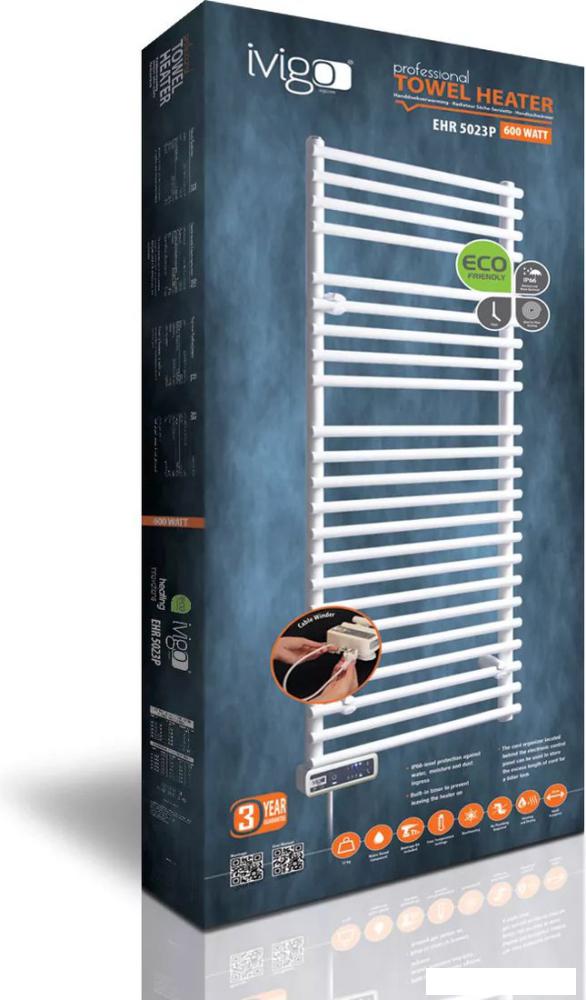 Полотенцесушитель iVigo EHR 5023 PRO 600Вт 92322305120102 (белый)