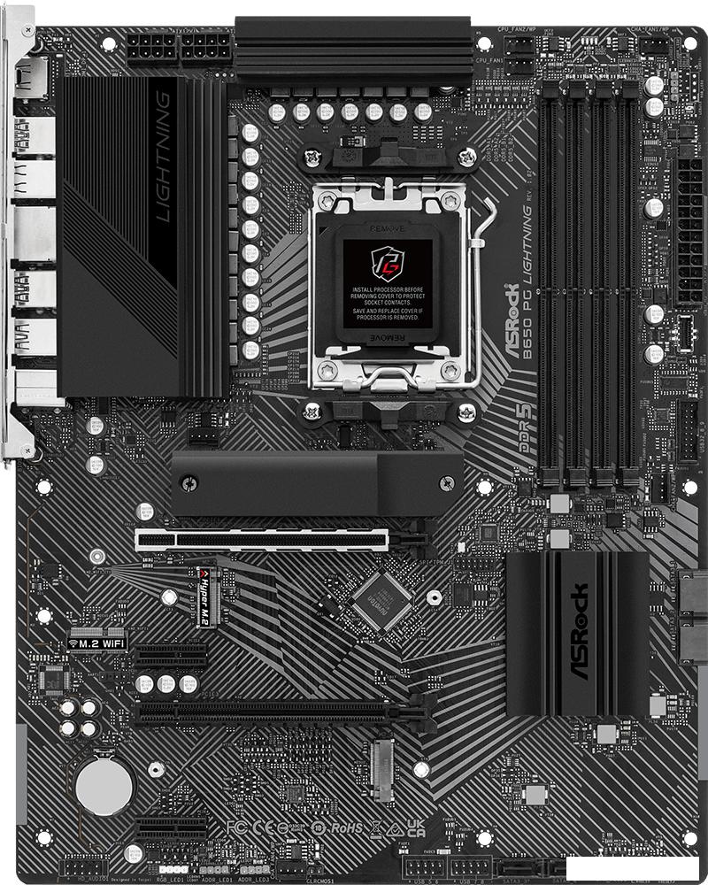 Материнская плата ASRock B650 PG Lightning
