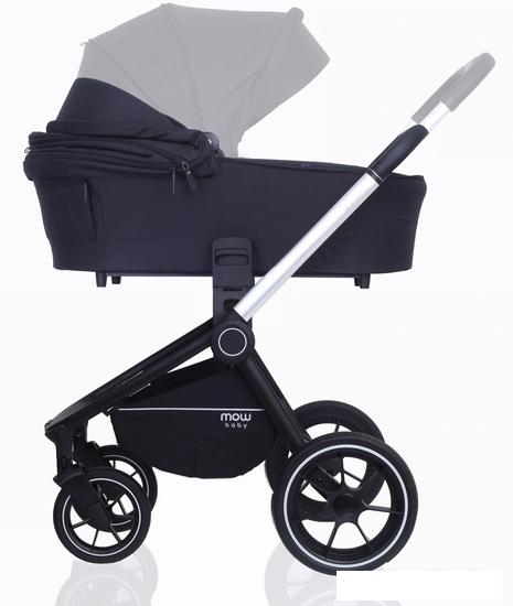 Детские коляски и аксессуары Rant MOWbaby Zoom PU (2 в 1, silver black)