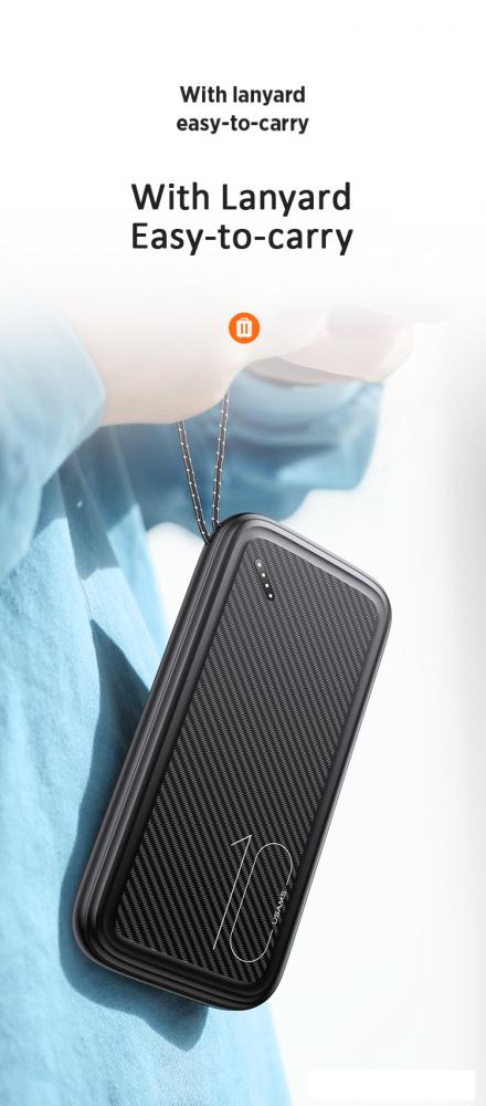 Портативные зарядные устройства Usams US-CD150 PB56 10000mAh (черный)