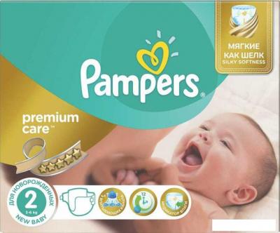 Подгузники Pampers Premium Care 2 Mini (160 шт)