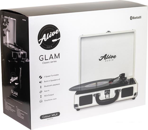Виниловый проигрыватель Alive Audio Glam Milk