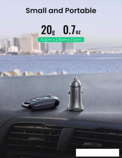 Автомобильное зарядное Ugreen CD130 30780