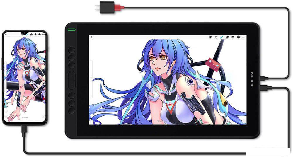 Графический монитор Huion Kamvas 13 (космический черный)