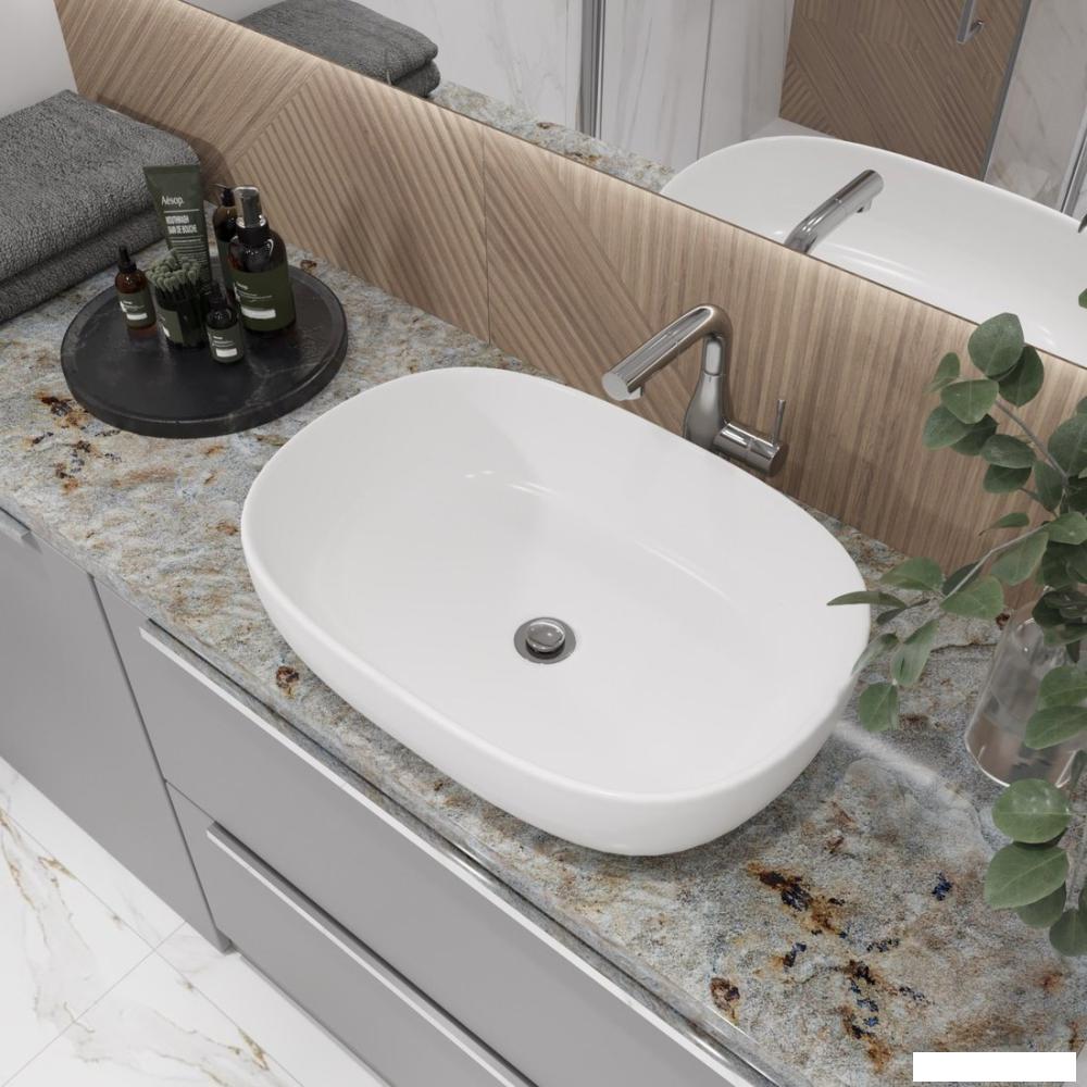 Умывальник Lauter 21836 + клапан 21190CH + сифон 21635CH (хром)