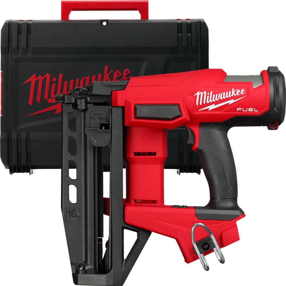 Гвоздезабиватель Milwaukee M18 FN16GS-0X Fuel 4933493353 (без АКБ, кейс)