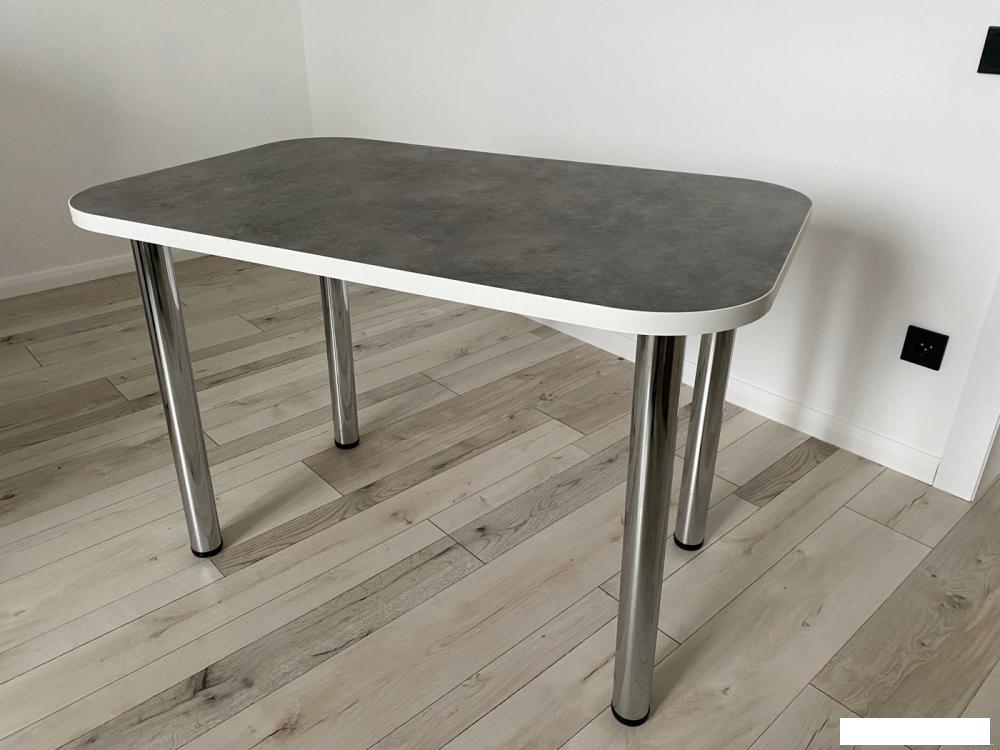 Кухонные столы и обеденные группы Senira Р-001 (бетон/хром)