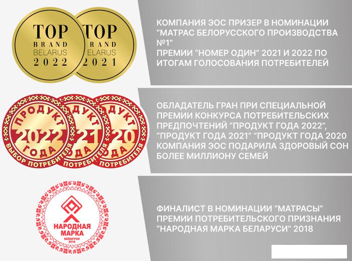 Наматрасники ЭОС Топп 8 180x200 (джерси)