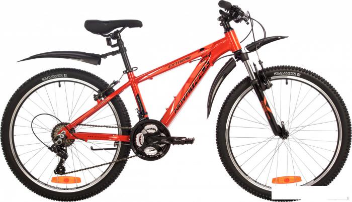 Велосипед Novatrack Extreme 24 2024 24AHV.EXTREME.13RD4 (красный)