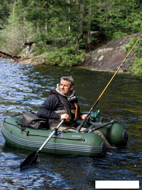 Гребная лодка Intex Big Catch Pro 68381