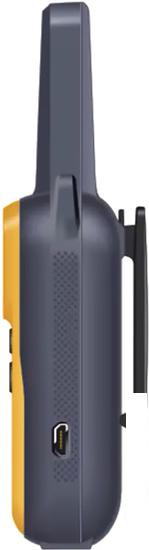 Портативная радиостанция Decross DC43 (2шт, желтый)