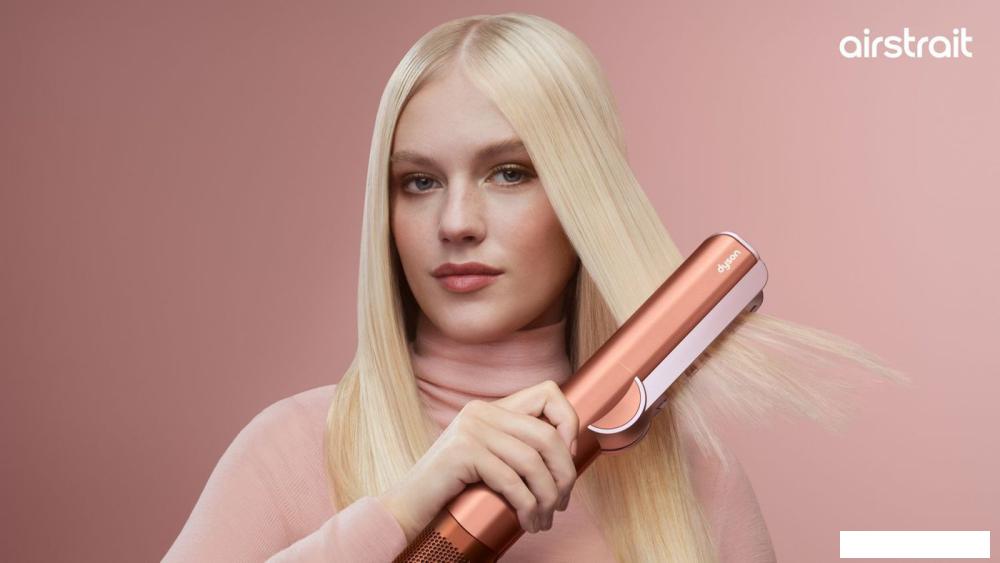 Выпрямитель Dyson Airstrait (с переходником на евровилку, янтарный шелк)