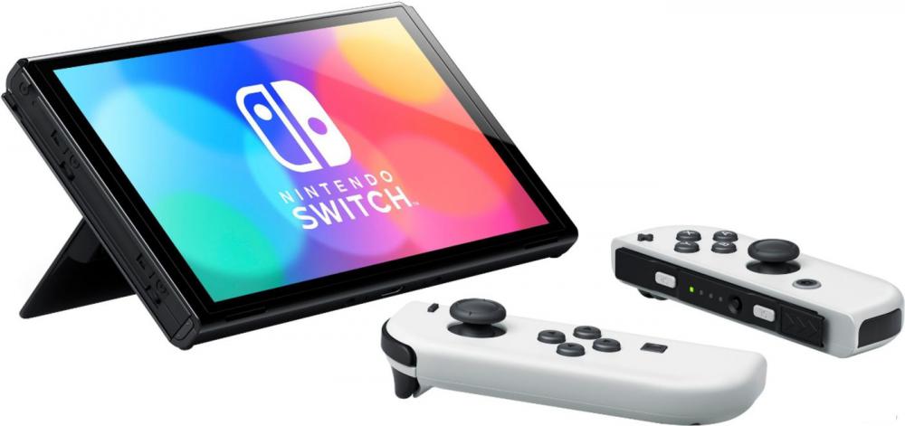 Игровая приставка Nintendo Switch OLED (белый)