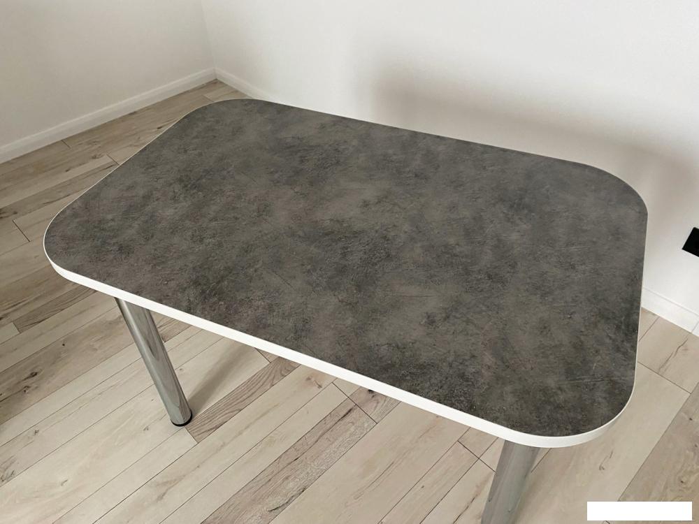 Кухонные столы и обеденные группы Senira Р-001 (бетон/хром)