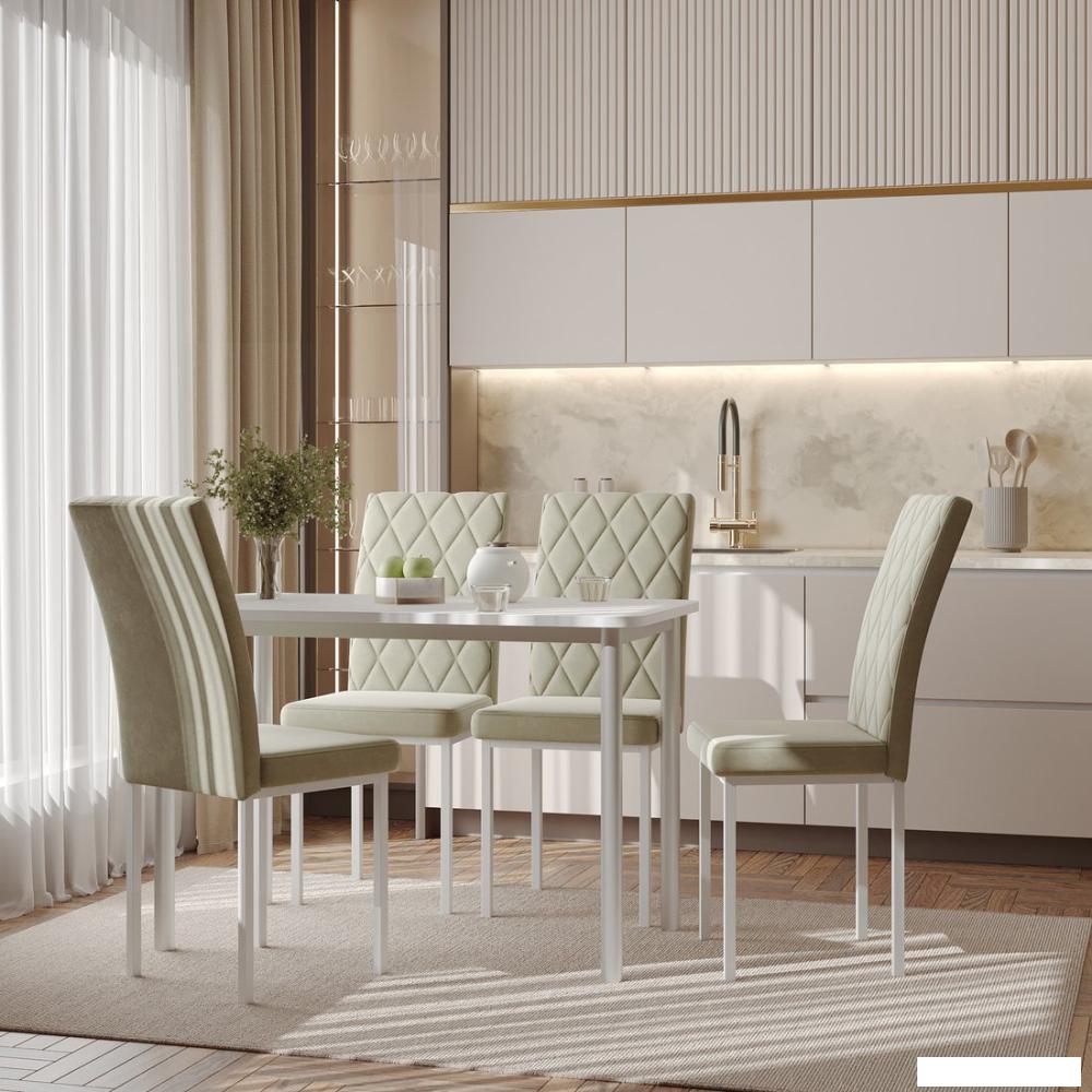 Стулья для кухни и бара Mio Tesoro Bellagio (белый/бежевый)