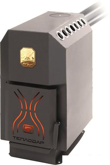 Дровяные камины, печи-камины, порталы Теплодар ТОП модель 200 со стальной дверцей