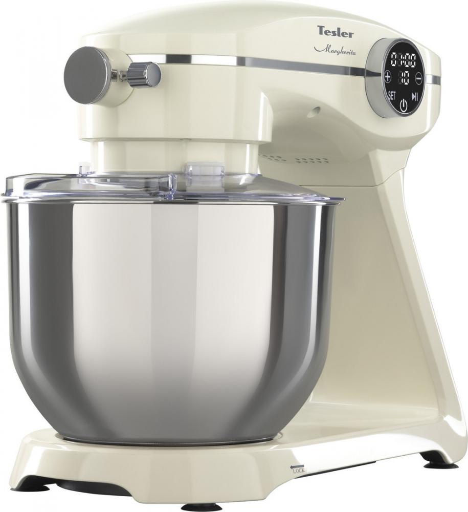 Кухонные комбайны, машины и планетарные миксеры Tesler KM-1860 (бежевый)